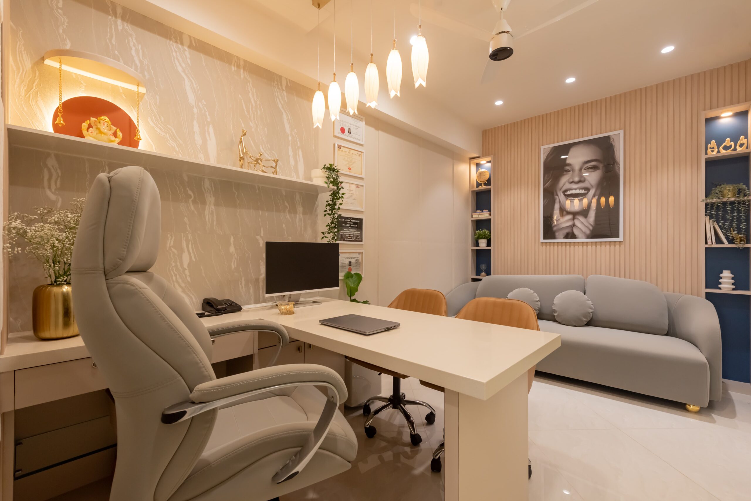 Experienced dentist in Chembur examining a patient